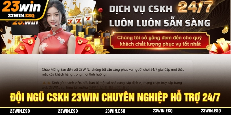 23WIN🎖️Trang Chủ 23 WIN Chính Thức - Link Đăng Ký +58K 13 23WIN sở hữu đội ngũ CSKH chuyên nghiệp phục vụ 24/7
