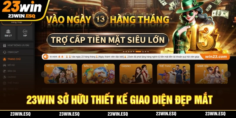 23WIN🎖️Trang Chủ 23 WIN Chính Thức - Link Đăng Ký +58K 12 23WIN được xây dựng với giao diện thiết kê đẹp mắt